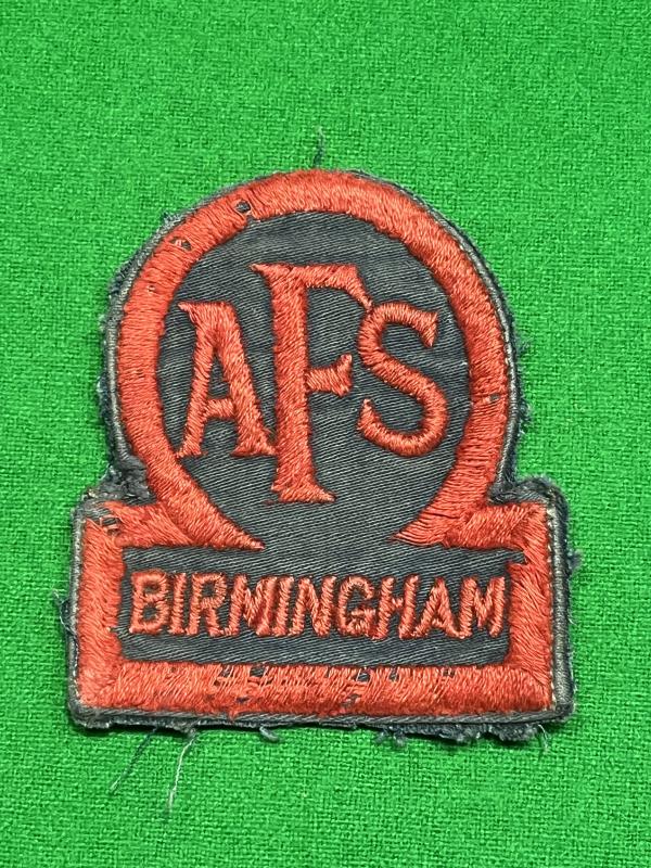 Birmingham AFS Breast badge.