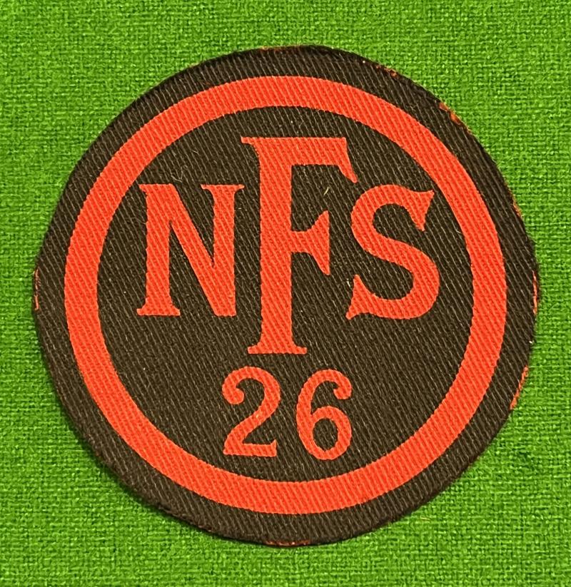 Printed NFS 26 Area ( Liverpool ) Breast Badge.