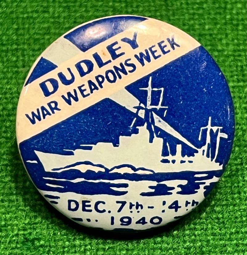 Dudley War Weapons Week Lapel badge.