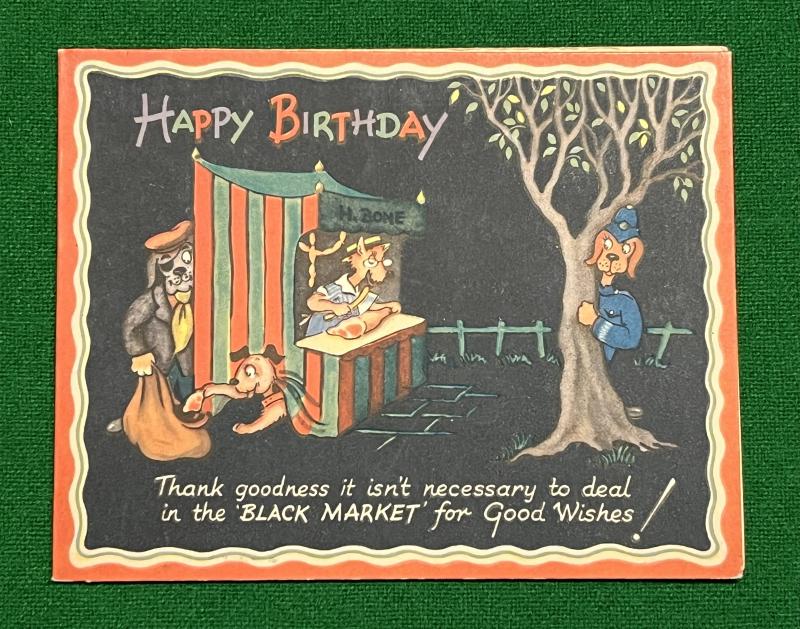 ' Black Market ' Birthday Card.