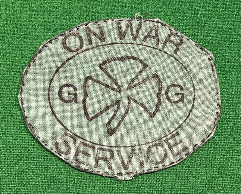 Girl Guide ' On War Service ' Arm Badge.