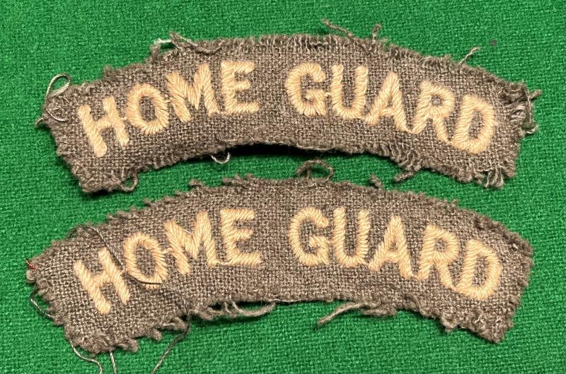 Home Guard Shoulder Titles.