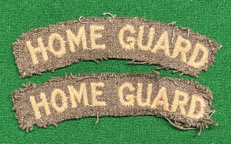 Home Guard Shoulder Titles.