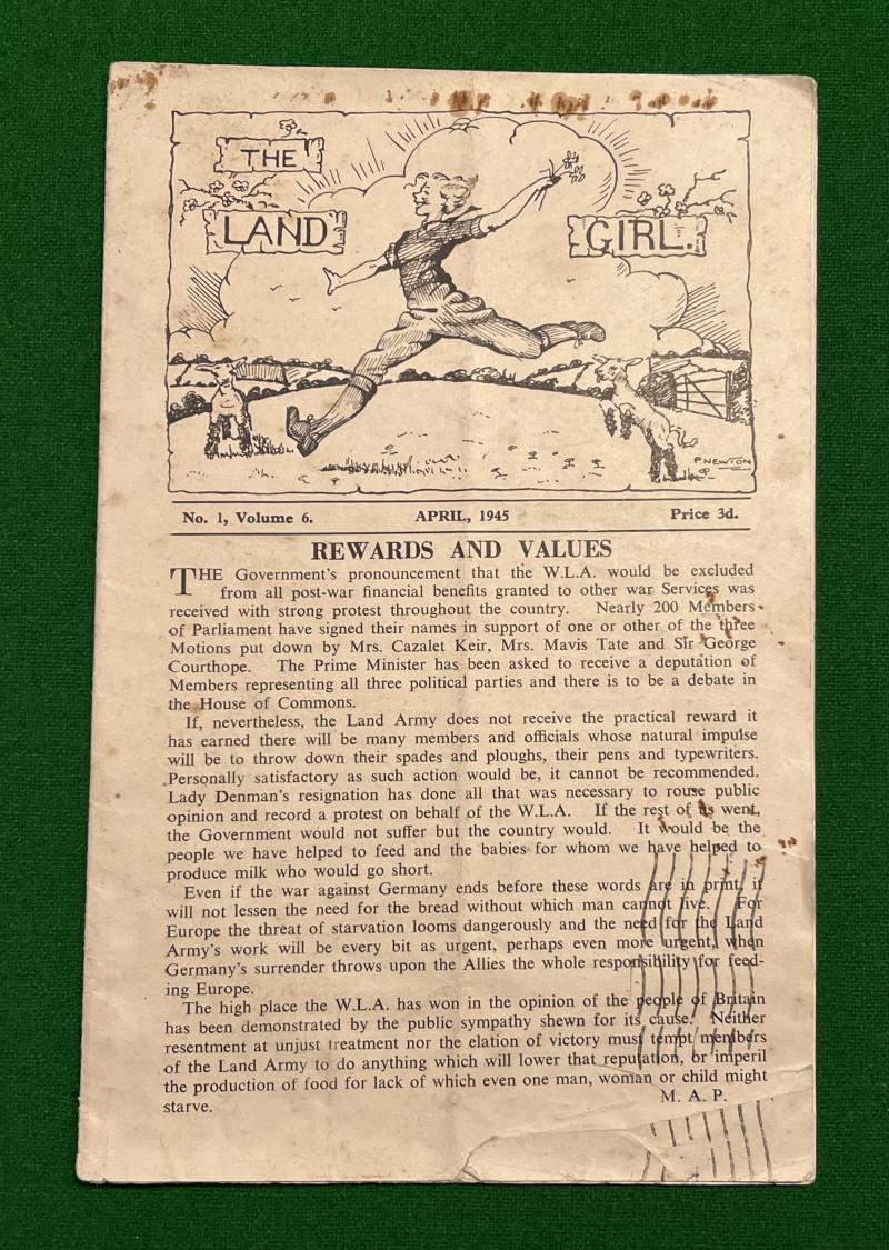 April 1945 Edition of the Land Girl.