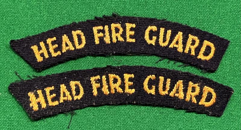 Head Fire Guard shoulder titles - variation.