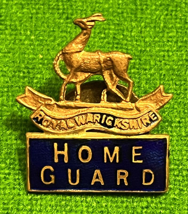 Warwickshire Home Guard Lapel badge.