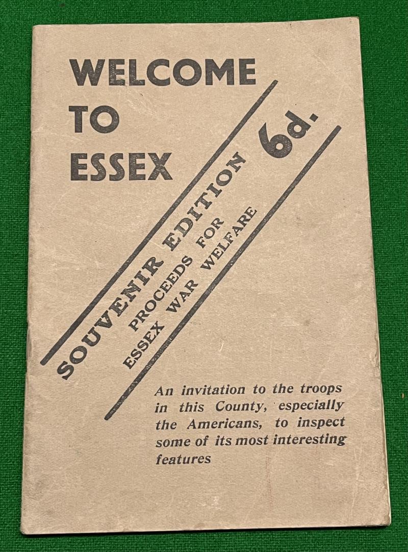 ' Welcome to Essex ' War Welfare Souvenir Booklet.