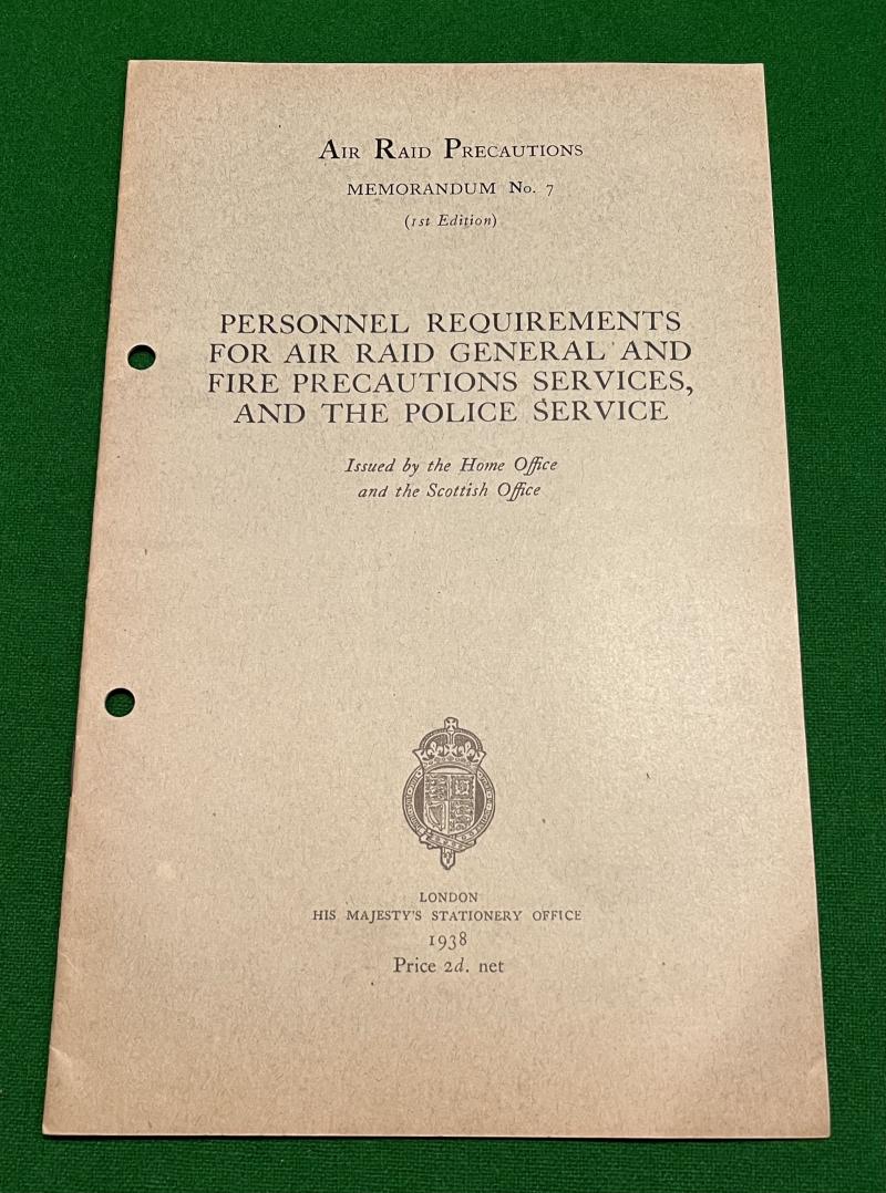 ARP Memo No.7 Personnel Requirements