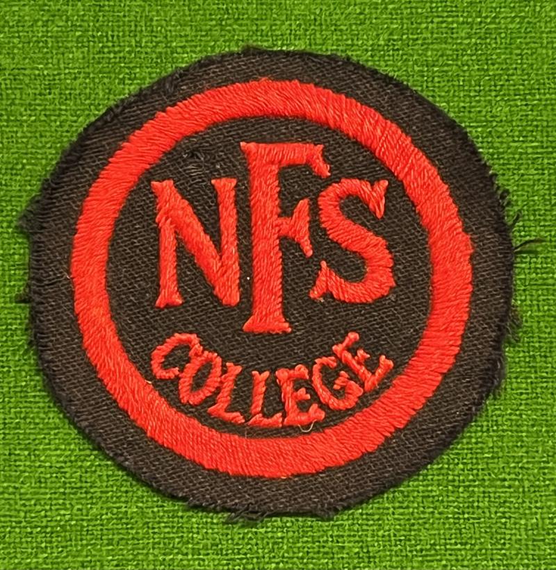 NFS College Breast badge.