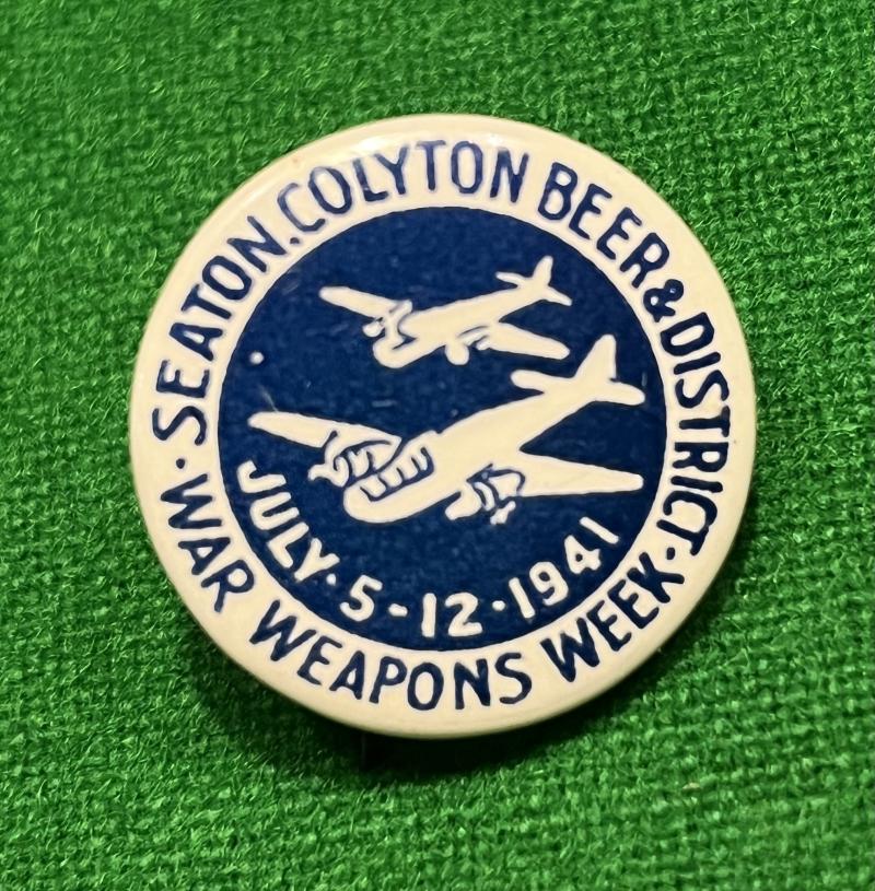 Seaton Colyton Beer & District War Weapons badge.