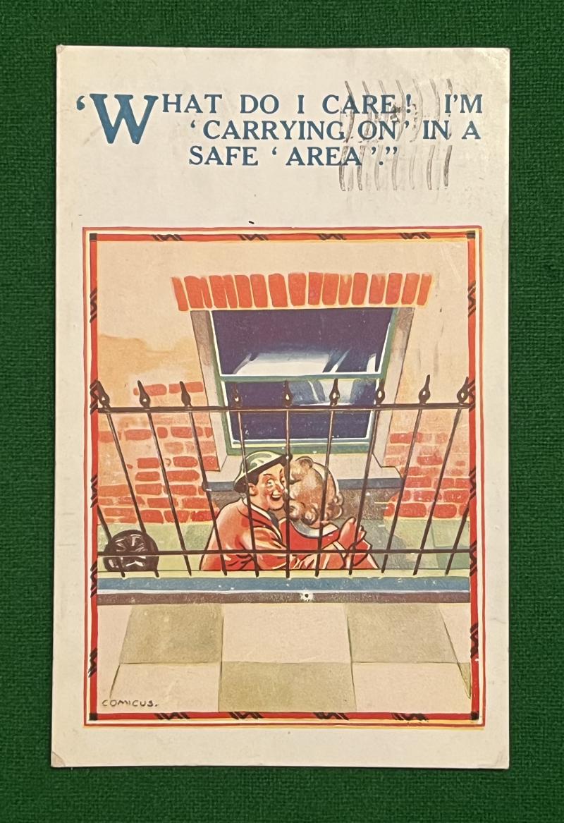 Comic postcard - Safe Area.