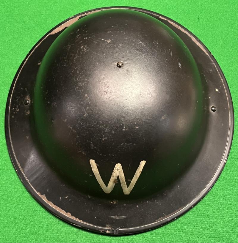 Air Raid Warden's Helmet.