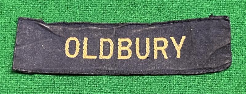 Oldbury Civil Defence area title.