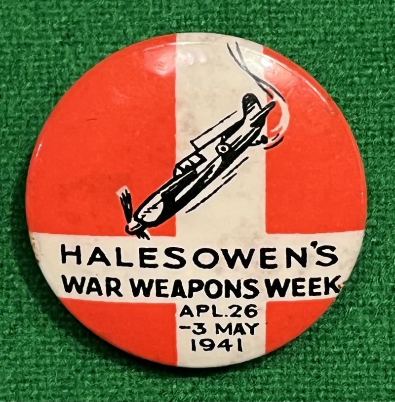 Halesowen's War Weapons Week badge.