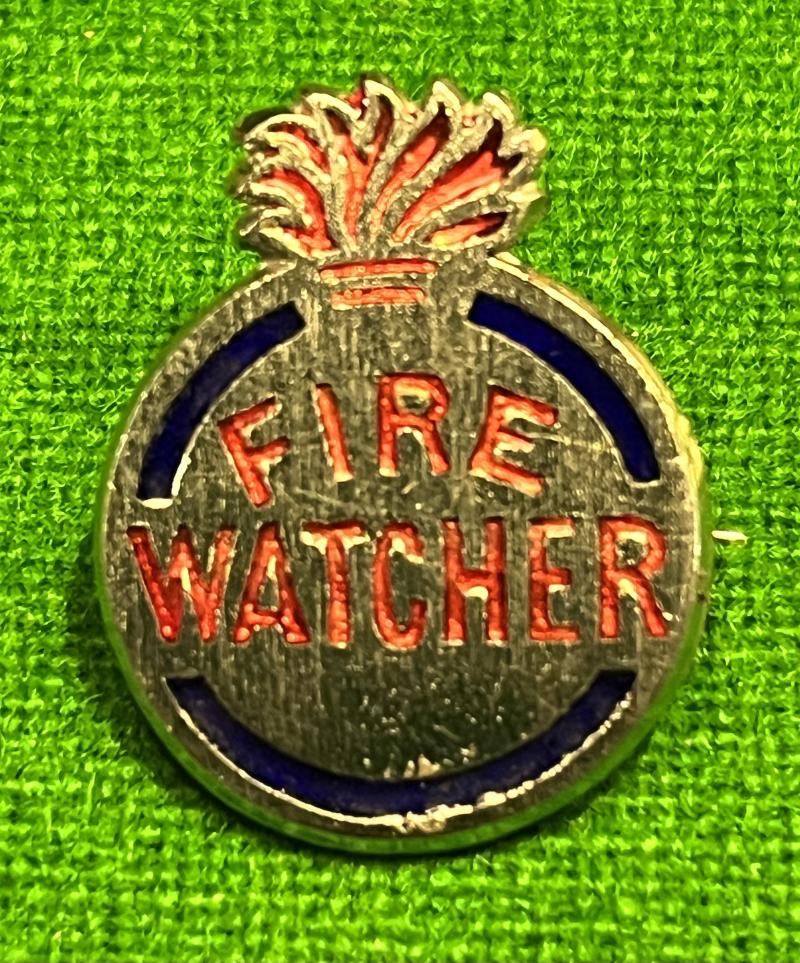 Fire Watcher lapel badge.