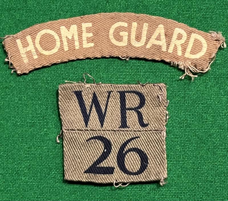26th West Riding ( Huddersfield ) Home Guard Battalion Titles.