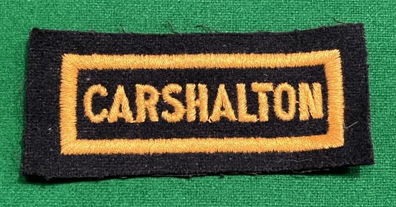 Civil Defence area title - Carshalton.