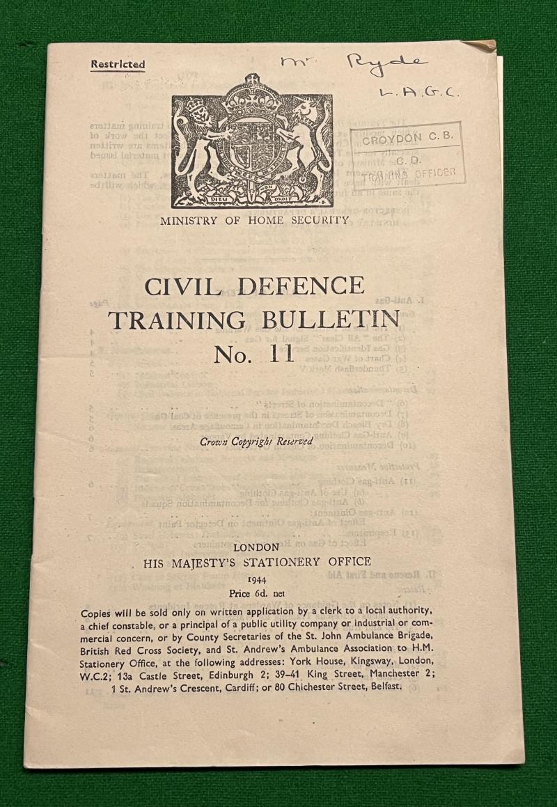 CD Training Bulletin No.11