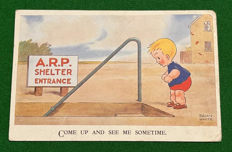 Comic postcard - Shelters.