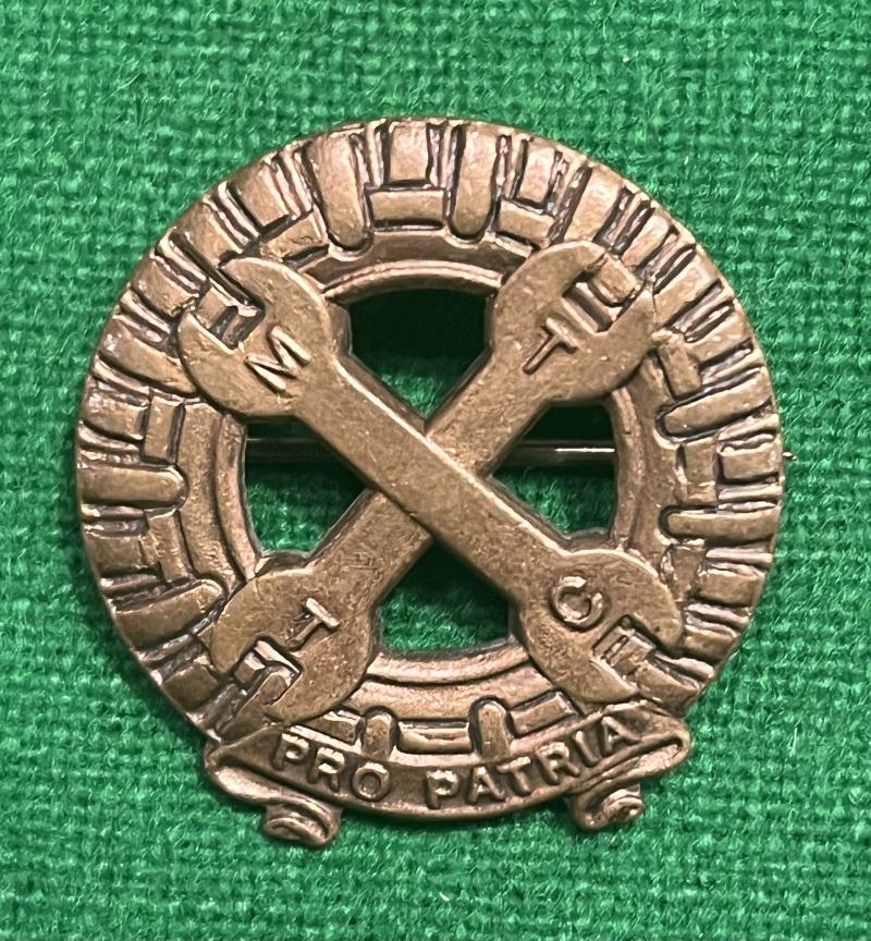 MTTC cap badge.