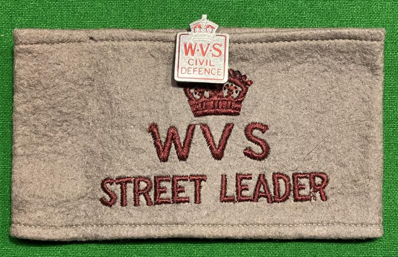 W.V.S. Street Leader Armband.