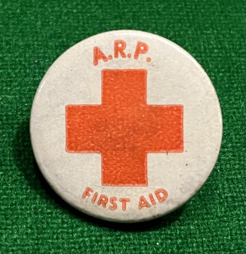 ARP First Aid button badge.