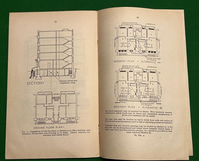 Air Raid Shelters for Persons Working in Factories & Commercial Buildings.