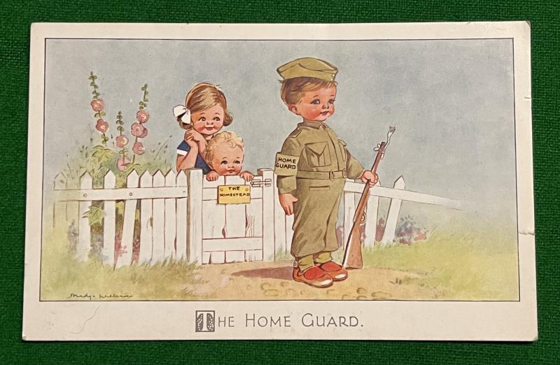 Comic Postcard - Home Guard.