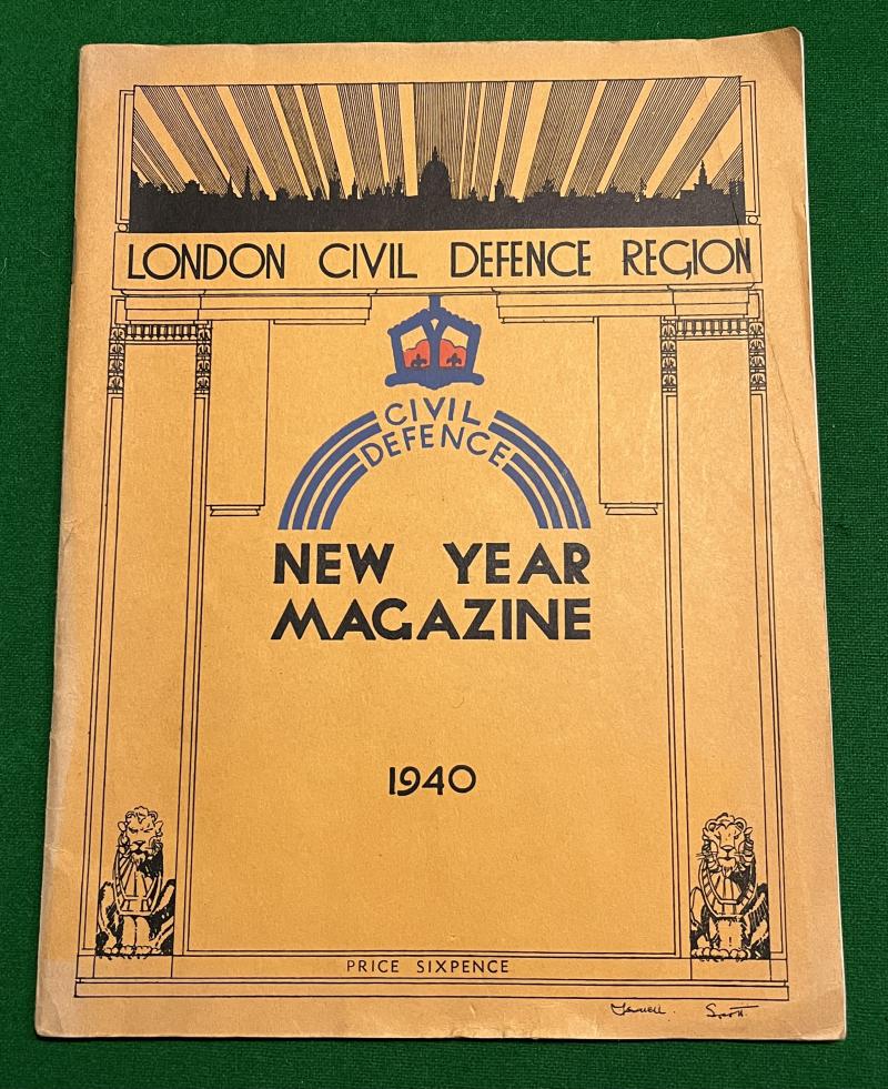 London Civil Defence Region 1940 New Year Magazine.