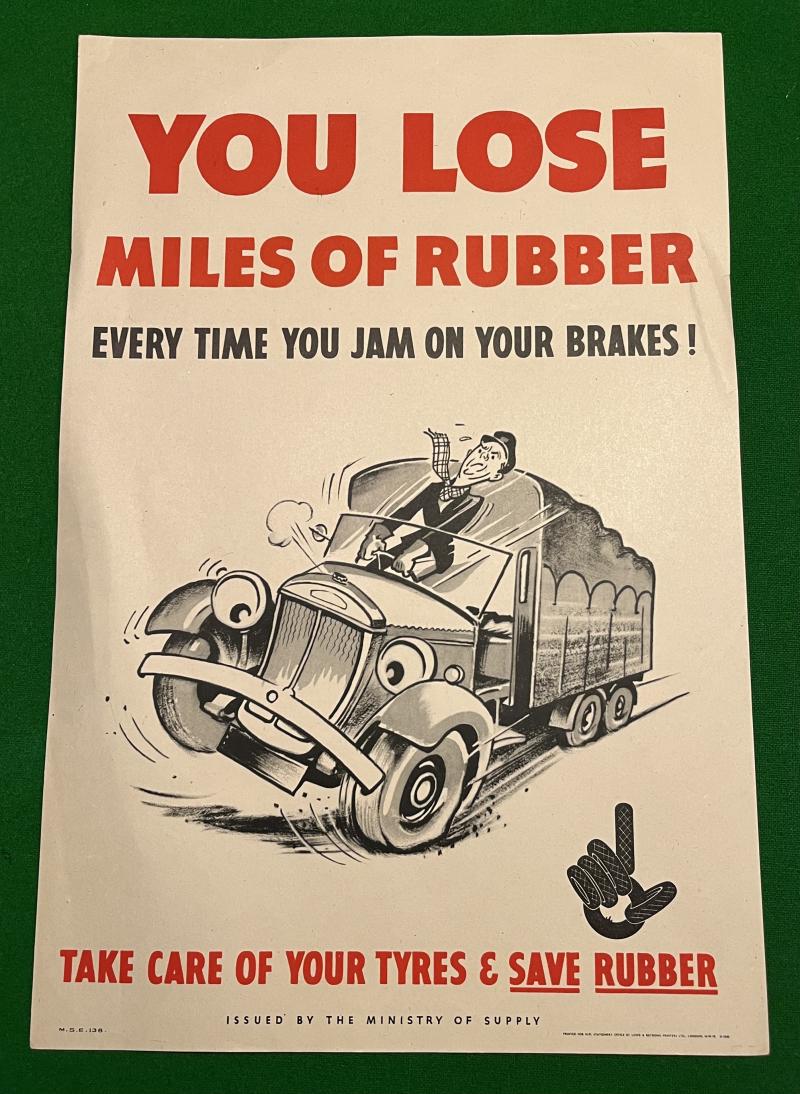 Save Rubber Poster.