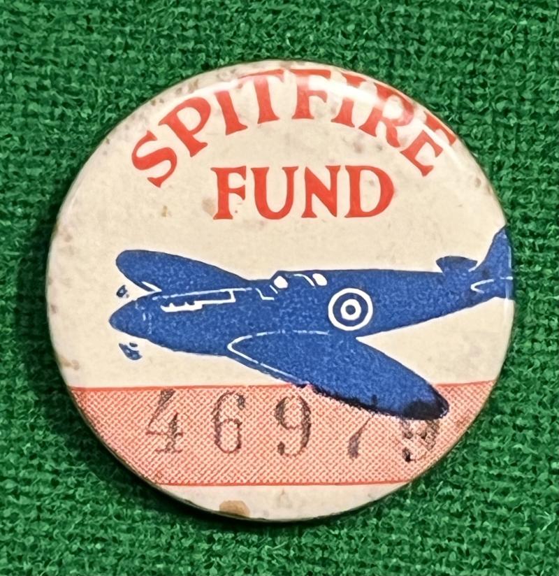 Spitfire Fund lapel badge.