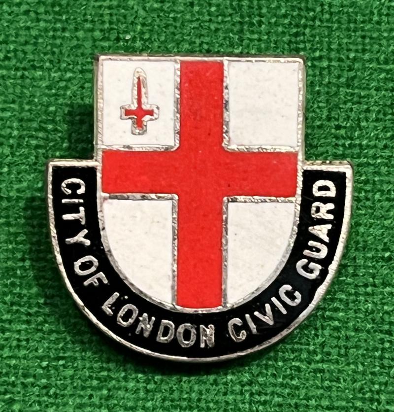 City of London Civic Guard lapel badge.