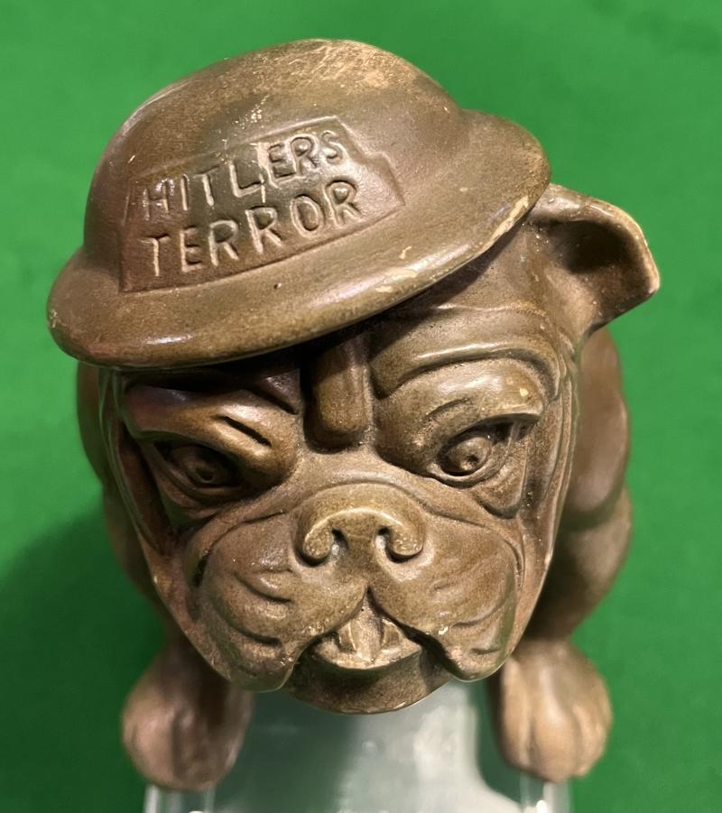 Hitlers Terror , Churchillian Bulldog figure.