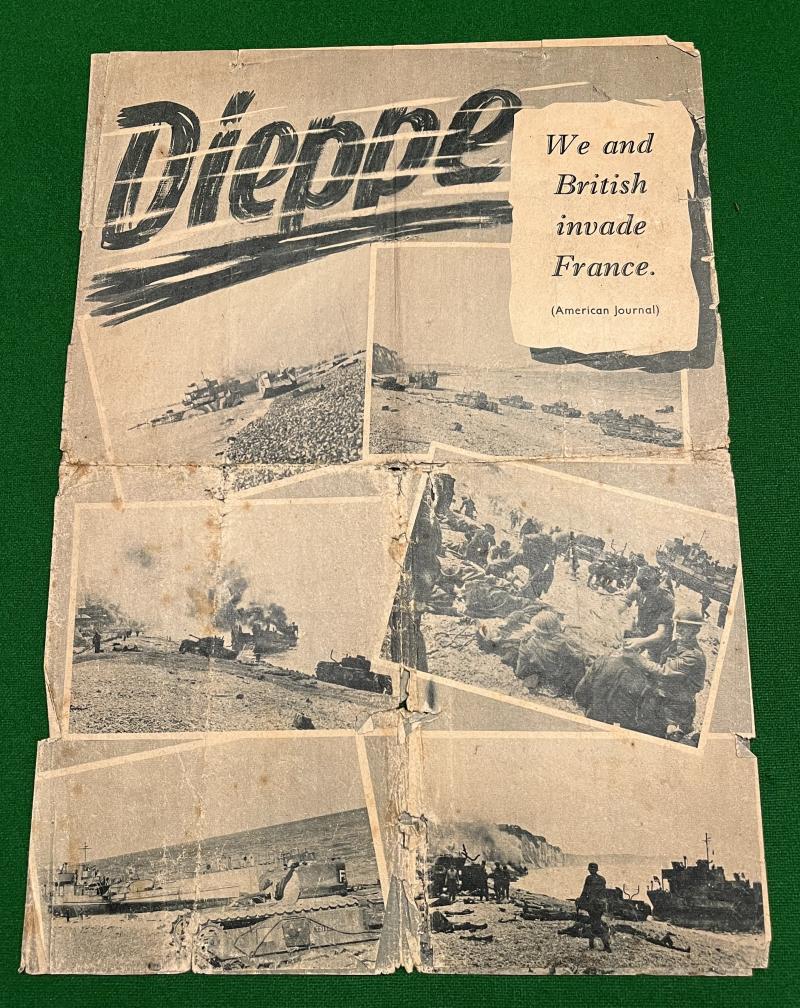 German air-dropped leaflet - Dieppe.