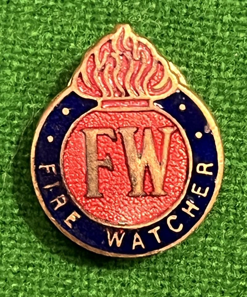 Fire Watcher's lapel badge.