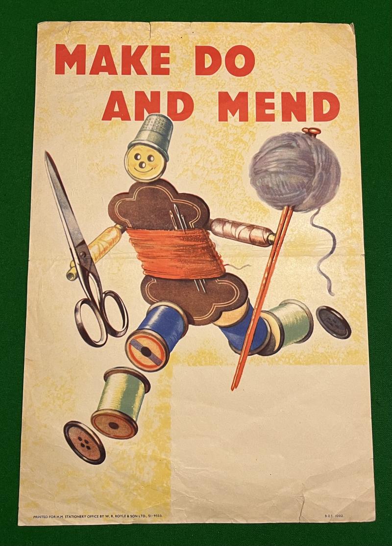 Make do and Mend Poster.