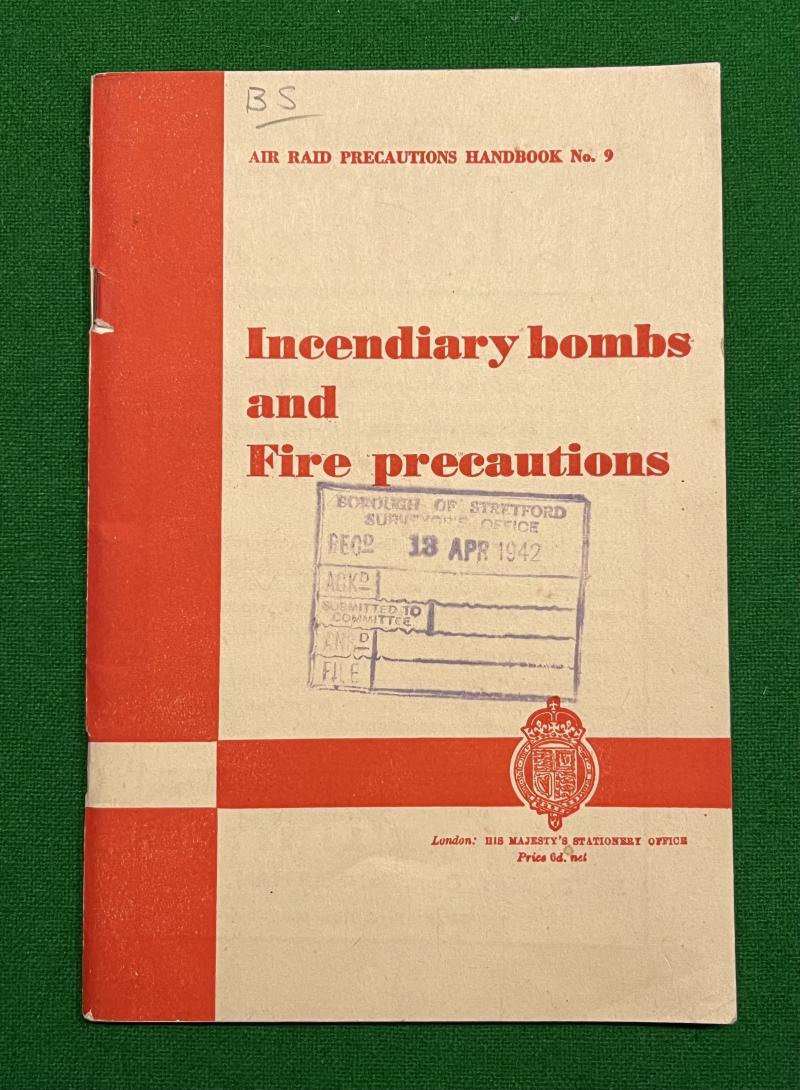 ARP handbook No.9 Incendiary Bombs - variation