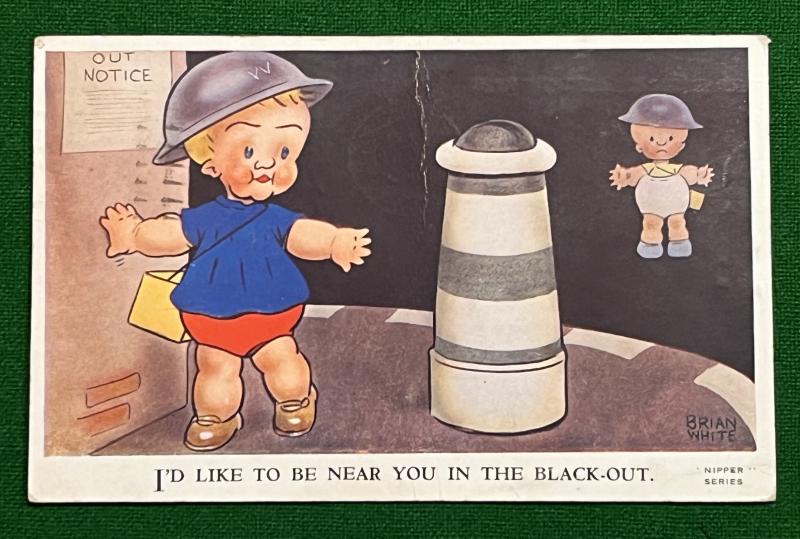 Comic postcard - Blackout.