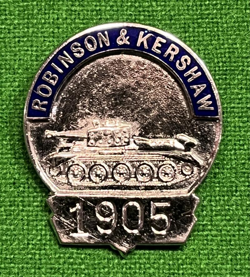 Robinson & Kershaw National Service Badge.