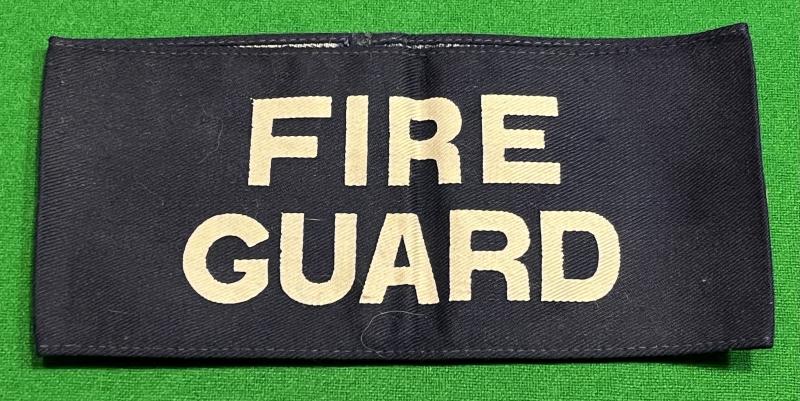Post 1943 Fire Guard armband.