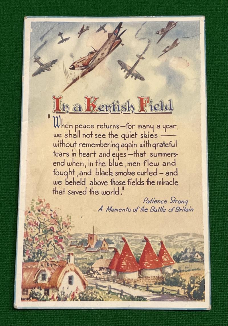 Battle of Britain Patriotic postcard.
