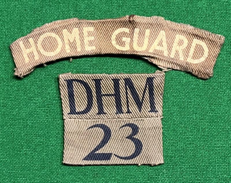 23rd Durham (Washington) Battalion Home Guard titles.