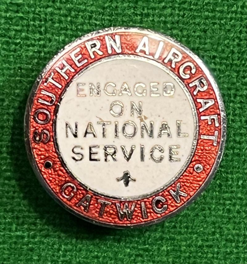 Southern Aircraft National Service badge.