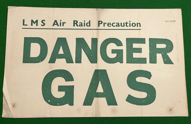 LMS Railway ARP ' Gas ' Poster.