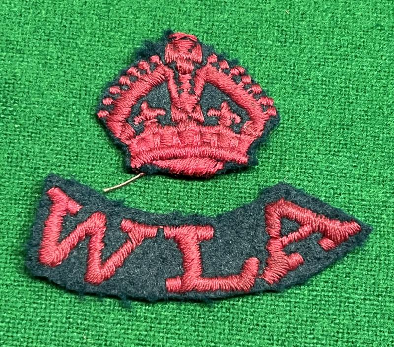 WLA Overcoat Sleeve badge.