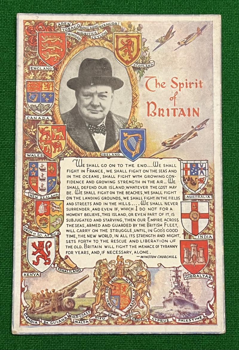 Spirit of Britain Patriotic postcard.