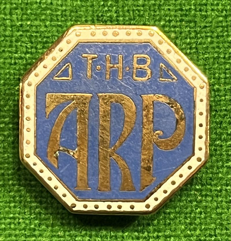 T.H.B. ARP Lapel badge.