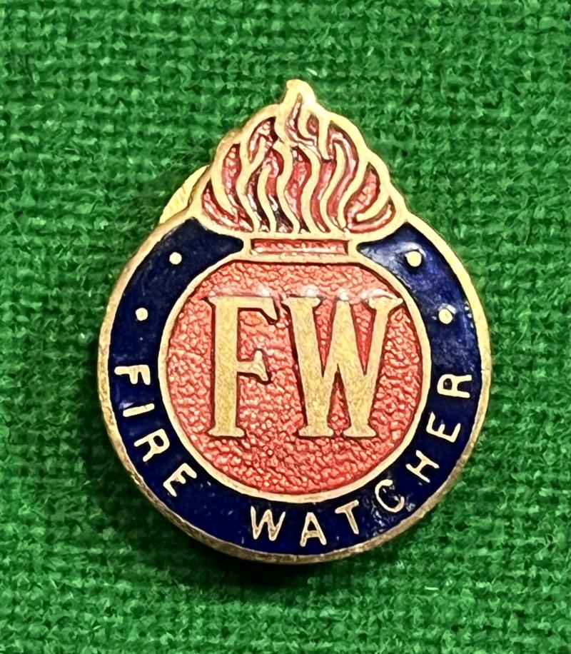 Fire Watcher's lapel badge.
