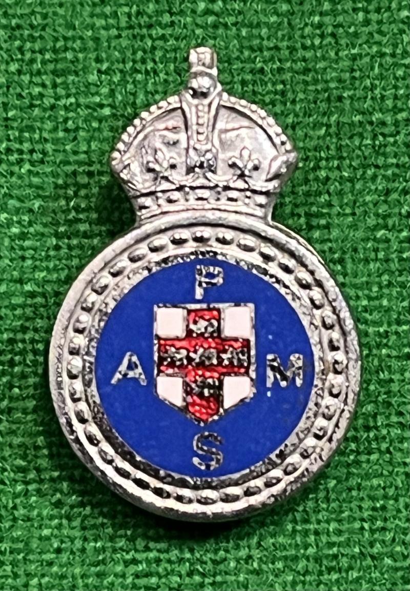 York Police Auxiliary Messenger Service lapel badge.
