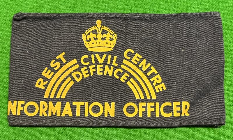 CD Rest Centre ' Information Officer ' Armband.